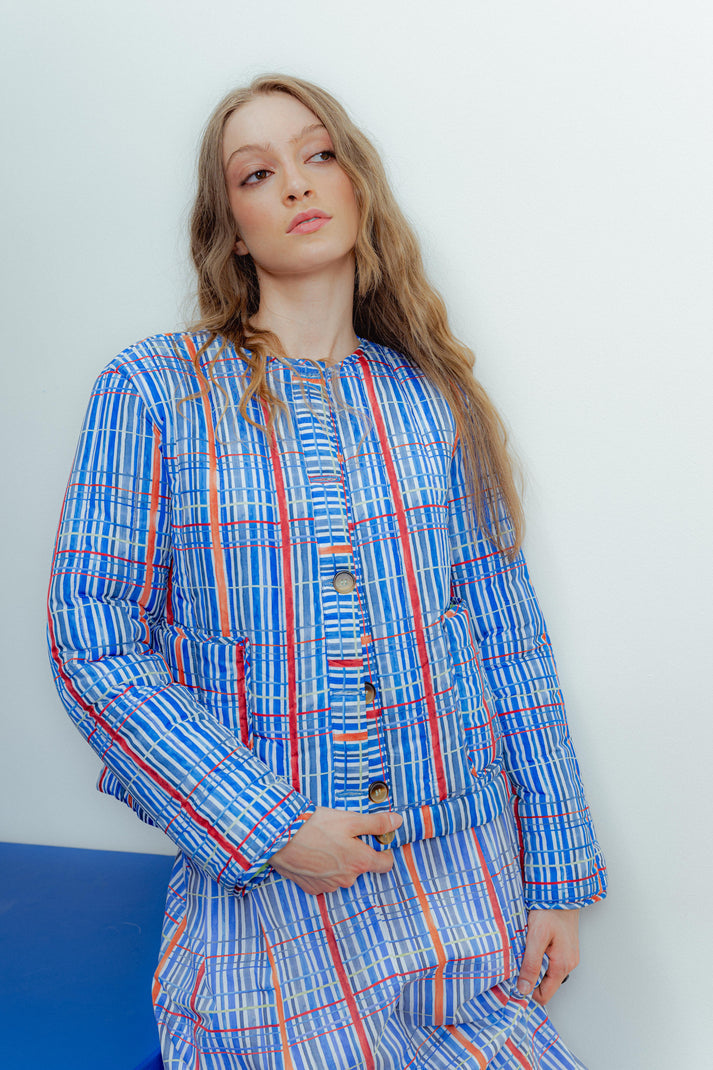 Phoebe Jacket Winds - Plaid