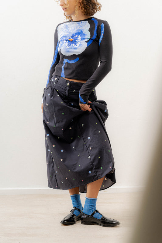 Falda Amy cápsula Winds - Negra coppelia.tienda