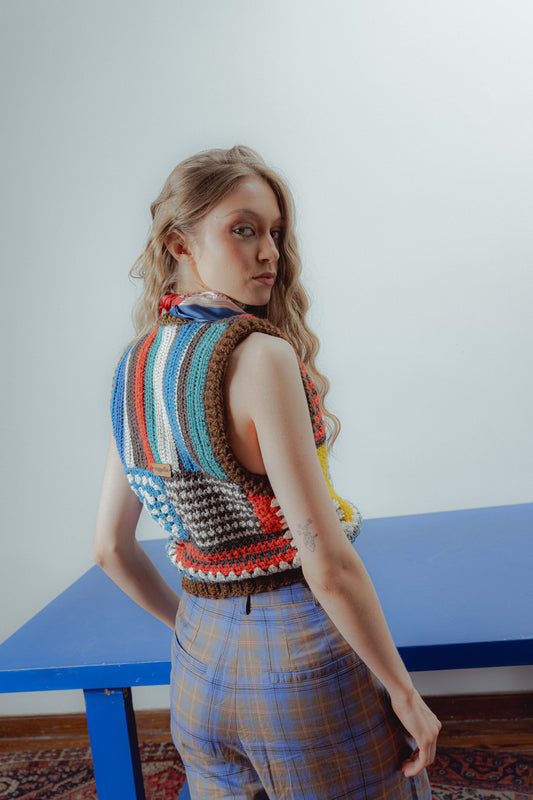 Folk Knitted Vest