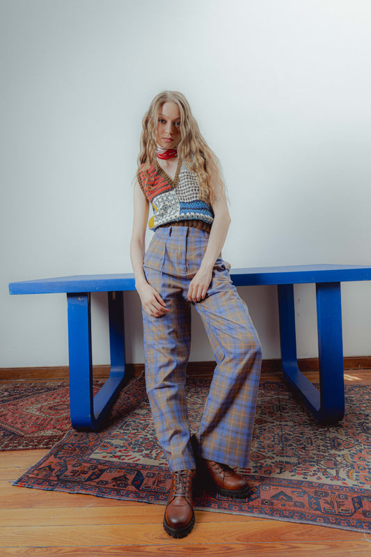 Amy Plaid Pants