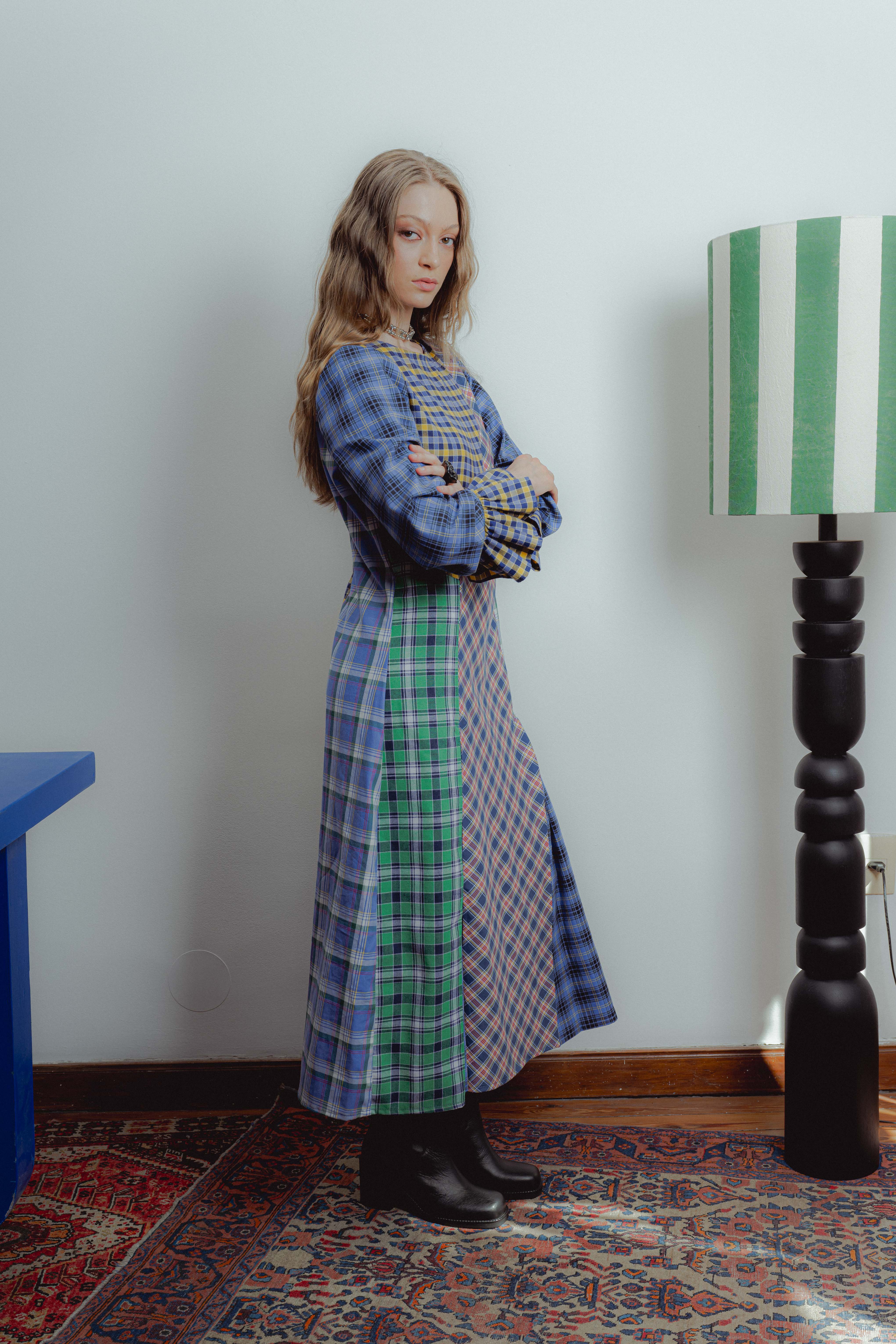 Vestido Cardiff azul 0
