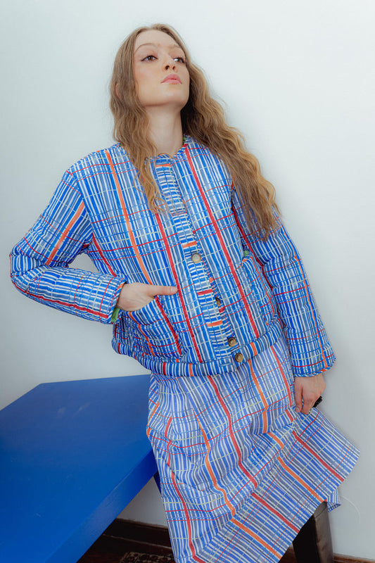 Phoebe Jacket Winds - Plaid
